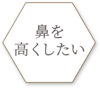 鼻を高くしたい